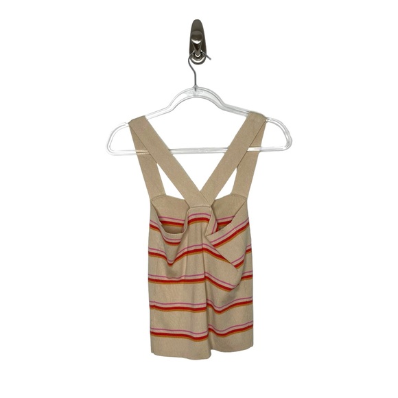 HeartLoom | NWT Viva Cross Back Striped Sweater Tank Medium - Picture 6 of 7